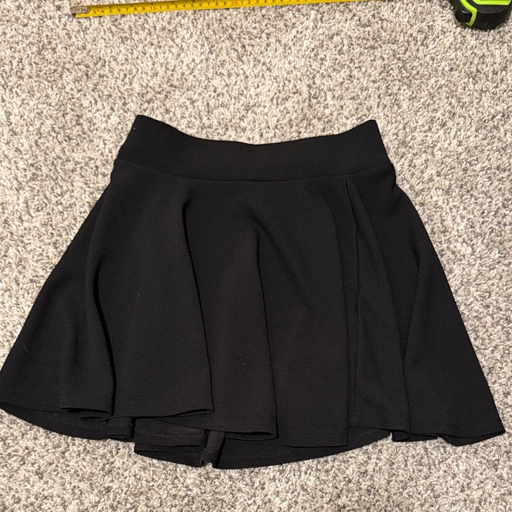 💜 7 for $15 💜 Black Flared Women's Skirt - Classic A-Line Style